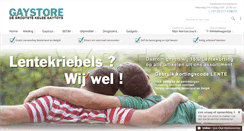 Desktop Screenshot of gaystore.nl