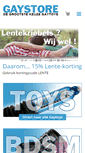Mobile Screenshot of gaystore.nl